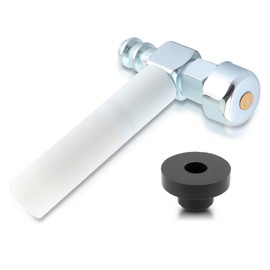 Fuel Gas Tank Grommet & Shut-Off Valve for Generators Craftsman Coleman Generac Snowblower Snow Thrower, 33/64" Fuel Gas Tank Grommet & Shut-Off Valve by Carbhub