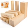 Basswood Carving Block 10Pcs Unfinished Wood Blocks 2 Sizes Natural