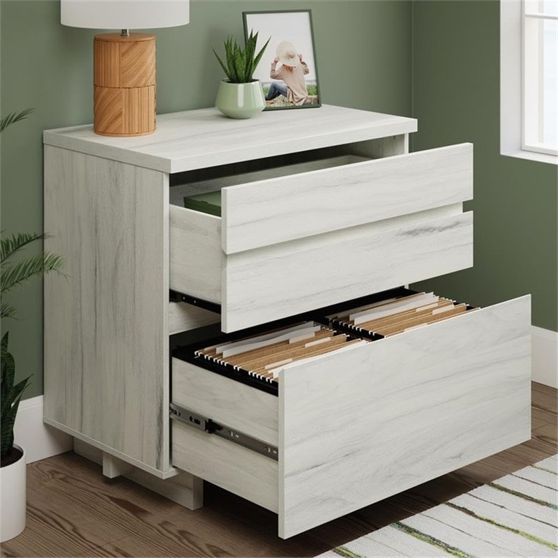 Sauder Porto Palma Lateral File. Haze Acacia Finish