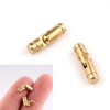 30 PCS Hidden Cylindrical Barrel Hinge Invisible Hinges Brass Tone