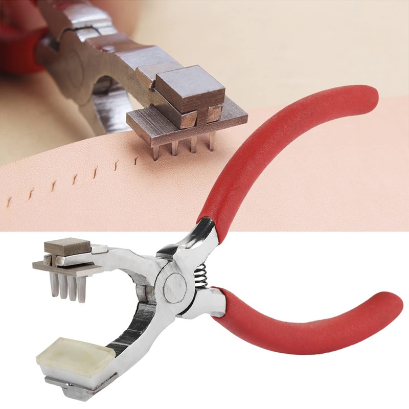 4mm Belt Hole Puncher for Leather, Noiselessly, Half Round Punch,