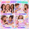 75Pcs Squishy Temporary Tattoos, Squishy Stickers for Party Decorations