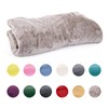 Mintra Home Throw Blanket for Couch, Soft Polyester Fleece Blanket,