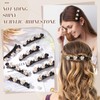 Yuxung 8 Pcs 2025 New Sparkling Crystal Stone Braided Hair