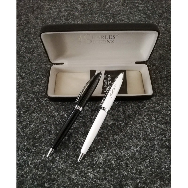 Schmalz® Charles Dickens Metal Ballpoint Pen with Engraving - Sheffield