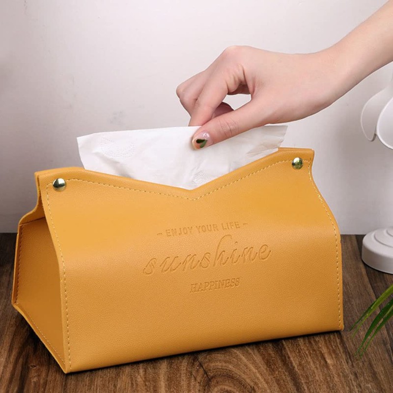 LOYELEY Tissue Case, Stylish, Scandinavian Design, Cover, Tissue Box, PU