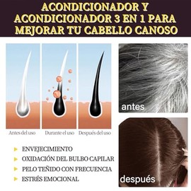 Champú Instant Hair Color para Cabello，Champú para Teñir El Cabello Marrón 3 en 1,Cobertura de Canas con Ingredientes Herbales, Adecuado Para Hombres 