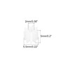 sourcing map 30 Pcs Plastic Gears 9 Teeth Plastic Motor