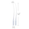 Wacnune 100 Pcs 0.3mm Plastic Dropper Extender,Micro Tip Pipette,Used for