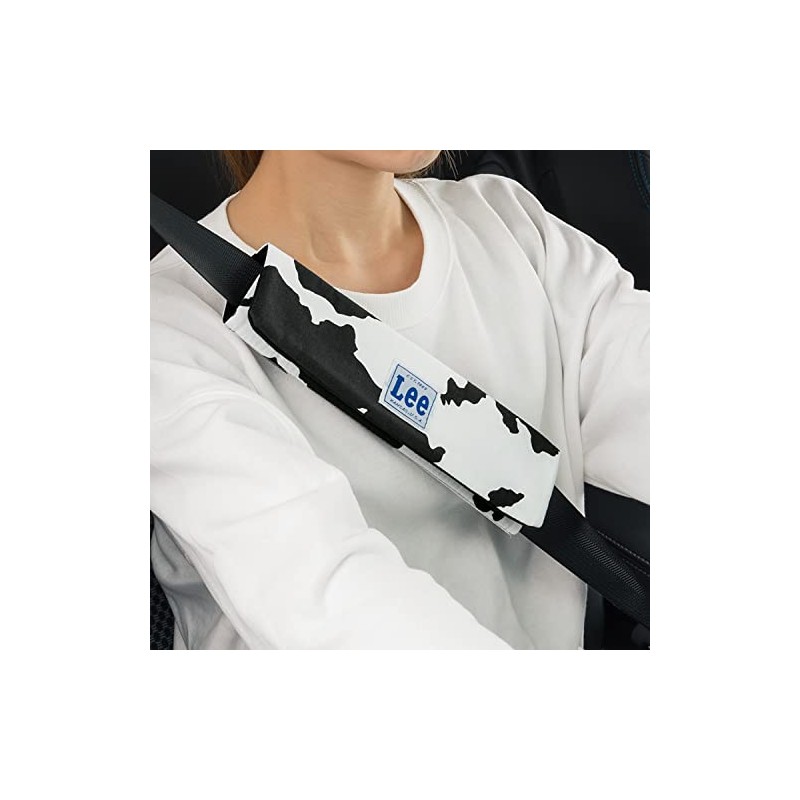 Bonform Fancy Lee Holstein Seat Belt Pad 25x8cm White 7415-16WH