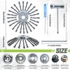 LEONTOOL 10 Inch Unbreakable Wired Trimmer Blade Steel Wire Cutter
