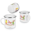 Mr. & Mrs. Panda Camping Emaille Tasse Ostern Frühstück -