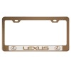 MVP Rose Gold License Plate Frame For Lexus