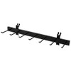 SSWBasics Multi-Hook Black Belt & Tie Rack - Pack of