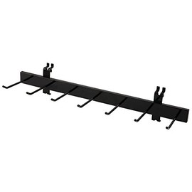 SSWBasics Multi-Hook Black Belt & Tie Rack - Pack of 3