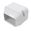 Cestluck Mini-Split Line Set Cover Parts: Duct End 3" Line