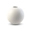 Cooee Design Ball Vase, ceramic, white, 10 cm