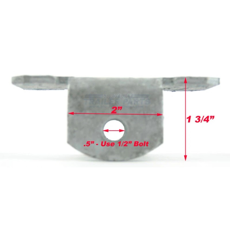 Magic Tilt Boat Trailer Galvanized 4 Hole Front Spring Hanger