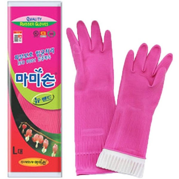 Mamison Quality Kitchen Rubber Gloves (1, L)