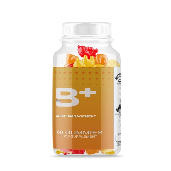 B+ Weight Management Gummies - Natural Ingredients - 60 Gummies/Dido Extreme Supplements