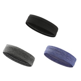 Healeved Sports Yoga Sweatbands Spa Facial Headband for Makeup Daily Use Breathable Purple Color Reusable Washable for Fitness Running