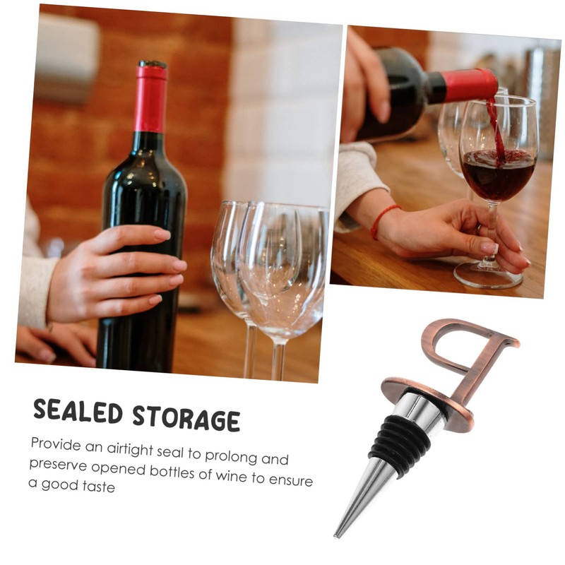 LABRIMP Reusable Wine Stopper Practical Novelty Wine Plug Premium Unique