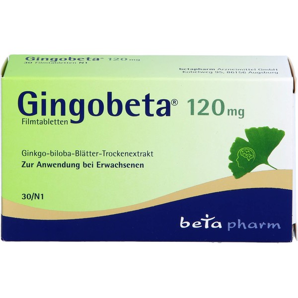 betapharm Gingobeta 120 mg Filmtabletten, 30 St. Tabletten