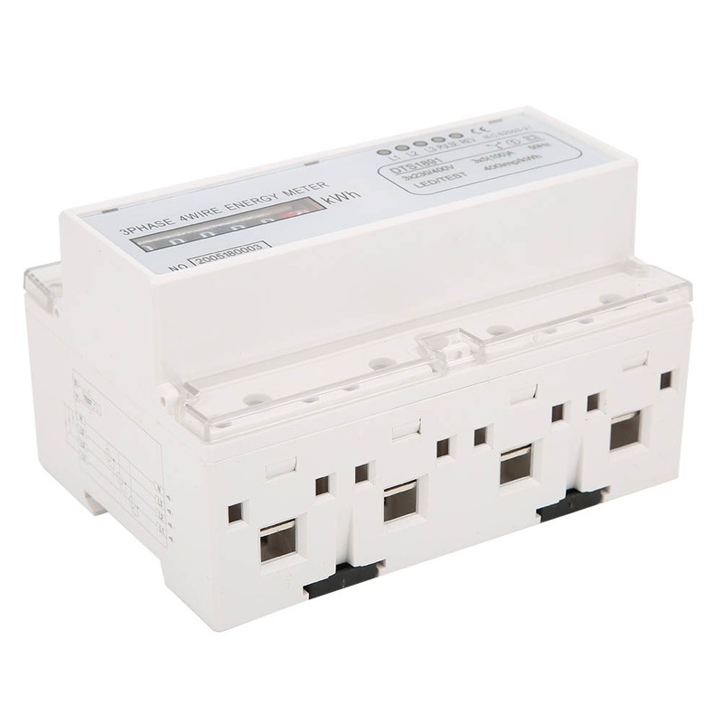 DTS1891 3 Phase 4 Wire 7P DINRail Electric Meter Energy