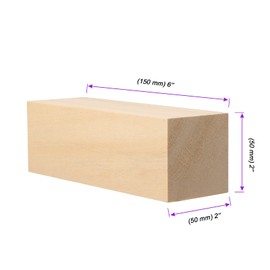 JOIKIT 10 Pack 6 x 2 x 2 Inches Basswood Carving Blocks, Unfinished Soft Wood Blocks, Kiln Dried Whittling Blocks Whittle Kit Craft Wood Carving Kit for Beginners, Experts, DIY'ers