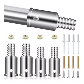 Sliverdew Juego De 4 Puntas Roscadas De Repuesto, Kit De Repraración D