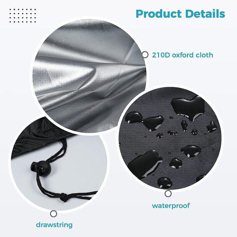 8ft Pool Table Cover Waterproof & UV Protection, Billiard Pool