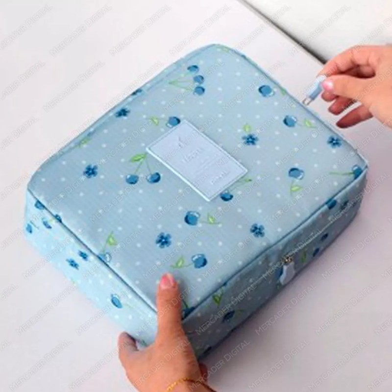 Mercader Digital 10x Bolsa Maquillaje Organizador Travel Cosmeticos Mayoreo