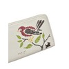 RADLEY London Embroidery Bird Large Zip-Around Continental Wallet, Open Gray