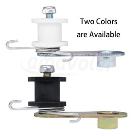 amavoler Heavy Duty Chain Roller Tensioner with Spring and Rollers Compatible with 110cc 125cc 140cc 4 wheeler Dirt Pit Mini Bike, ATV and Motorcycle，high quality aftermarket parts .(Black)