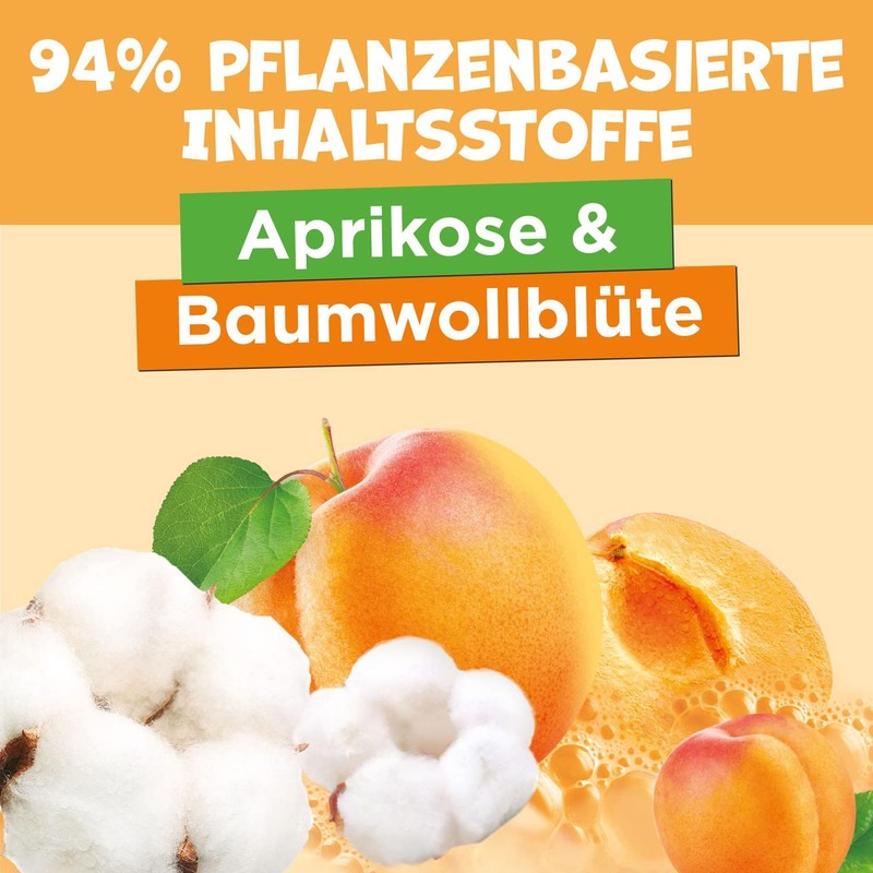 Garnier Festes Kindershampoo, Mildes Pflegeshampoo für empfindliches Haar und leichte