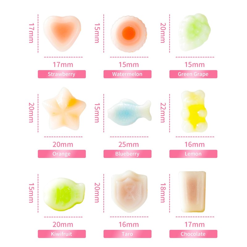 GLEAMETT Chewable Wax Candy,40Count(2.65oz),Stress Relief Snack for Adults,Chewing Fun, Office