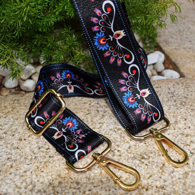 ROYGBCP Purse Strap Replacement Crossbody Straps for Purses Guitar Style