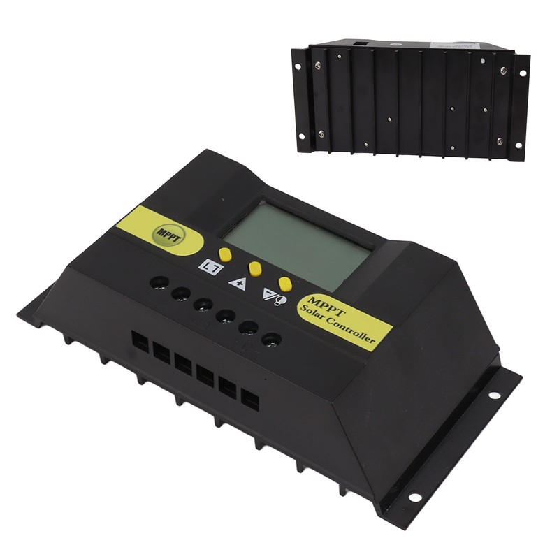 Solar Controller MPPT 12V 24V LCD Display Comprehensive Protection Functions