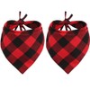 2 Pcs Dog Bandana Christmas Pet Triangle Scarf Accessories Bibs