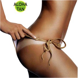 ALOHA TAN – VERY DARK - Spray Tan Solution - 16 oz - Sunless Self Tanning Liquid for Airbrush or HVLP System + INCLUDES: Applicator Mitt, Application Gloves and Best Fake Tanner Lotion Mousse Sample