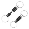 sourcing map 2 Pack Quick Release Keychain Detachable Keychain Spring