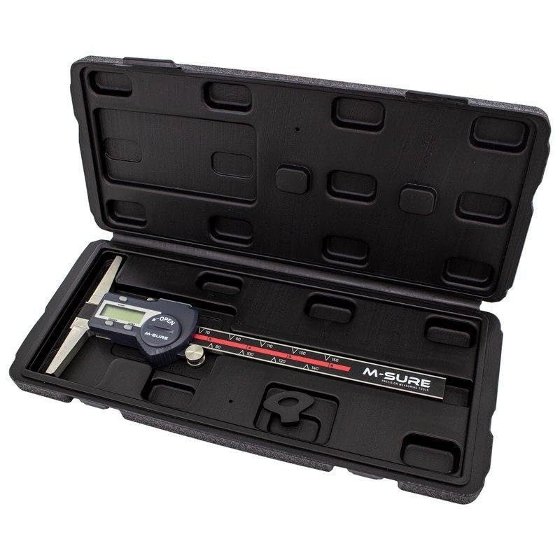 M-SURE MS-540-150 Digital Depth Gauge with Hook 0-150mm (0-6 inch)