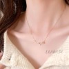 Leawede 2pzs Collar Y Pulseras Tulipán Oro Regalos Para Mujer
