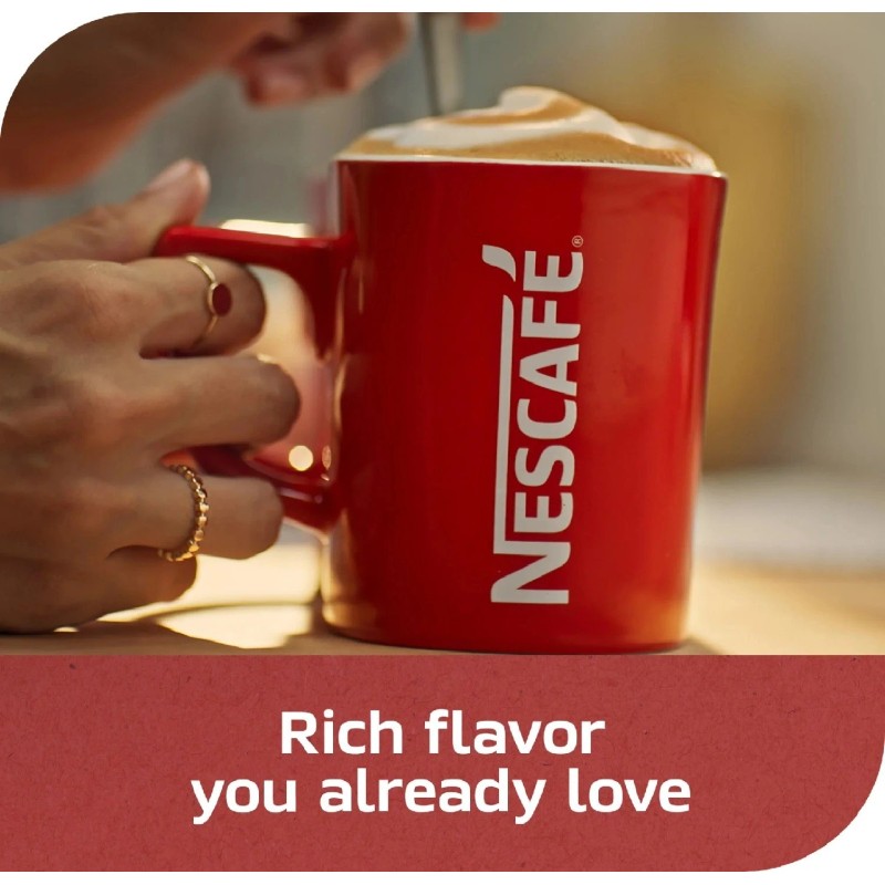 NESCAFÉ CLÁSICO Dark Roast Coffee, Instant Coffee, 10.5 oz, 1