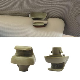Lyxheth 2PCS Interior Sun Visor Clips, Car Visor Clip, Sun Visor Support Clip, Sunvisor Retainer Clips Sunvisor Clip Fit for Honda Accord OEM #88217S04003ZA 88217-S04-003ZA (Beige)