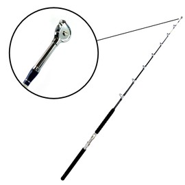 EatMyTackle Bottom Feeder - 6ft. Fishing Rod | 30-50 lb. Heavy/Fast, Roller Tip, Carbon Blank