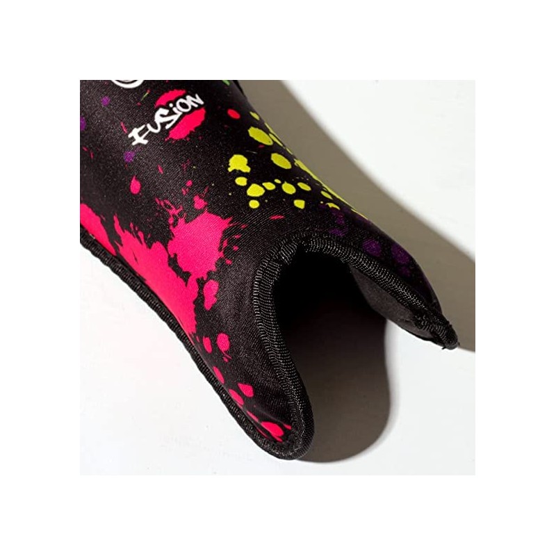 Optimum Men's Fusion Shin Guard, Multicoloured, Large