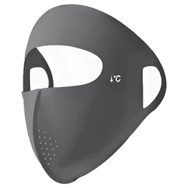 Sports Face Mask with Eye Protection, Breathable Comfort Fit, Navy Blue (Black+Pink) (Dark Grey)