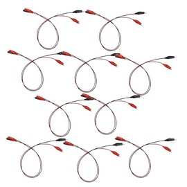 GSC International 12-AL-AL-2-10 Connector Cord Alligator Clips 12" Length. One Each red & Black per Pair. Pack of 10 Pair.