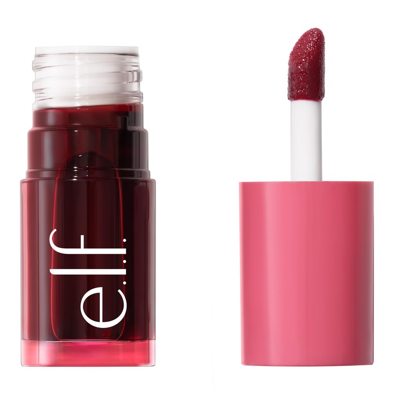 e.l.f. Tinta Sheer For It Blush Tint Left on Red